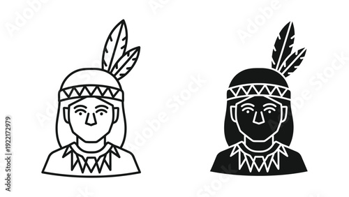 Native American Indian Silhouette