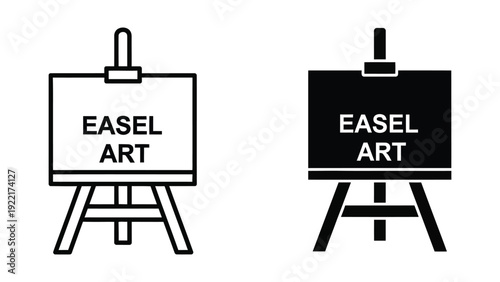 Easel Art Icons