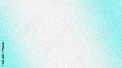 Soft Cyan and White Grainy Gradient Texture Backdrop