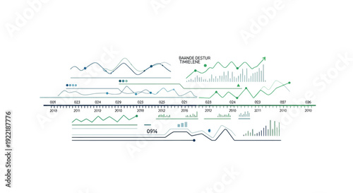 Financial Data Analysis Chart with Business Growth Graph
