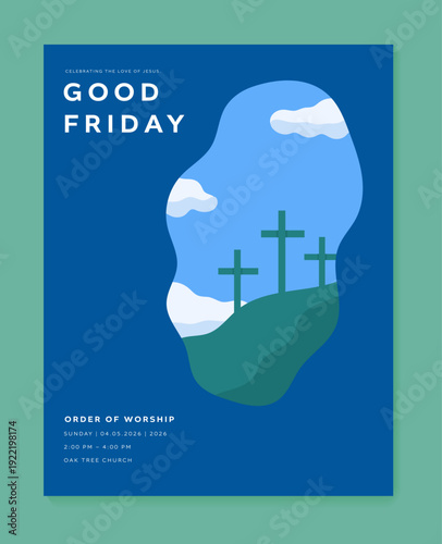 Good Friday service poster
