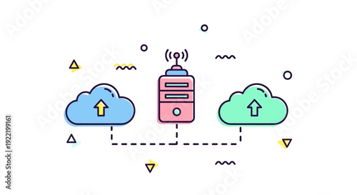 Cloud Computing Data Transfer Network Server Connection