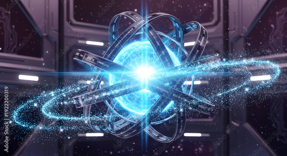 Obraz premium abstract technology background