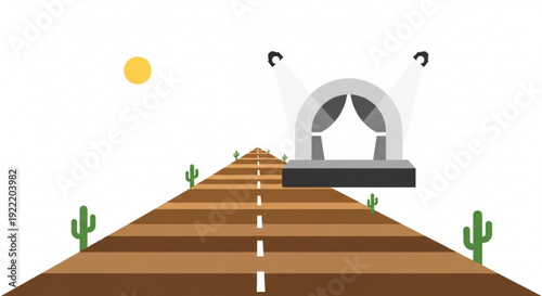 April fools' day banner with potted plant lightbulb and prank items on white background symbolizing harmless fun and unexpected delights