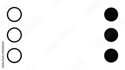 Vertical Three Dots Menu Icon Vector for Option List or More Actions