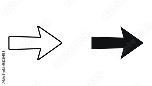 Playful Right Arrow Icon with Hand-Drawn Style Outline, Next Direction Indicator