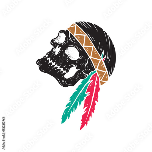 Indiana skull vector