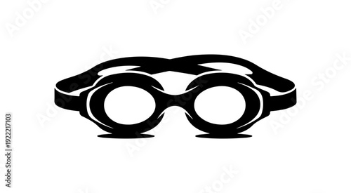 Vector swimming goggles icon