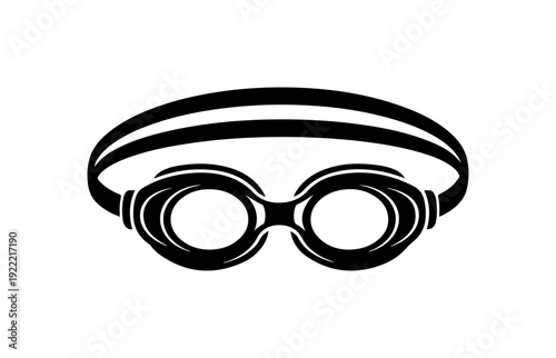 Vector swimming goggles icon