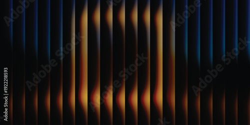 Abstract orange and yellow vertical lines background, modern digital art, vibrant colorful design, creative wallpaper, web design element, dynamic artwork