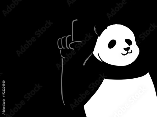 パンダ, クマ, 動物, manga, おもちゃ, ベクター, イラスト, 文科系, かわいい, 