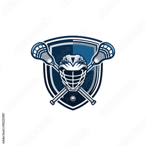 Lacrosse Ball Graphic with Impact Speed Lines