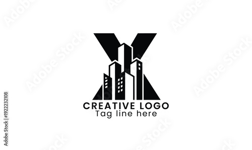 x letter real estate logo