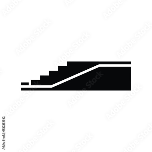 Accessible Level Change Ramp Transition Icon
