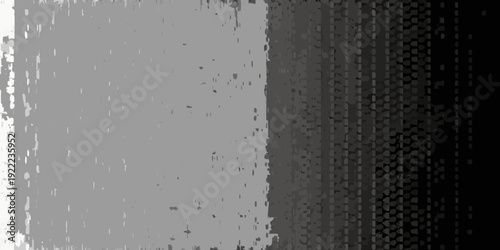Abstract grayscale image featuring gradient and textured patterns