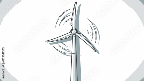 Wind Turbine in Motion