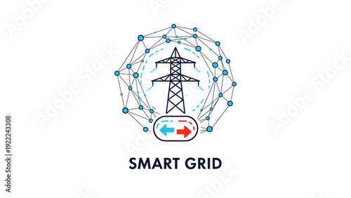 Smart Grid Logo Concept