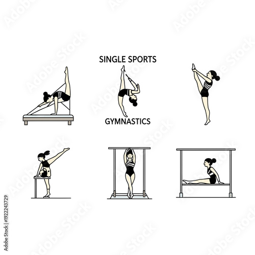 Gymnastics Exercises Illustrated