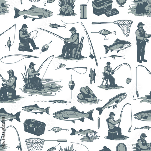Fishing Patterns and Icons