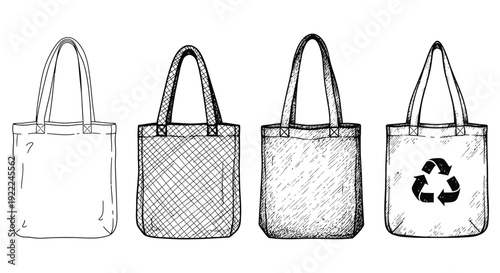 vector illustration of shopping bag