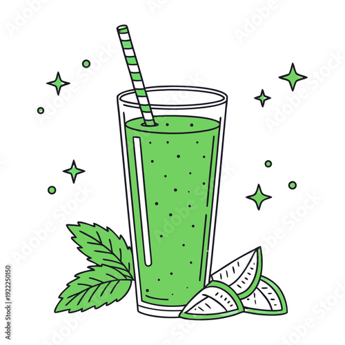 Fresh Lemon Infused Water with Mint Leaves.