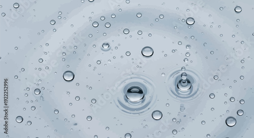 Realistic transparent water drops on isolated background liquid water-drop 