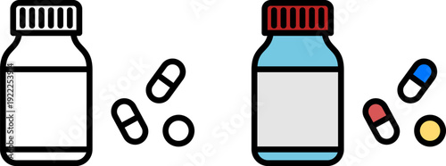 薬のアイコン。（Medicine icon.）
