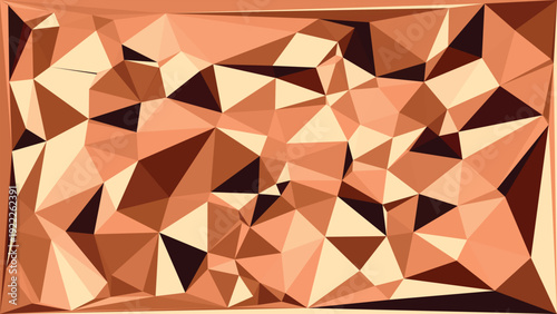 Earthy toned abstract triangles background