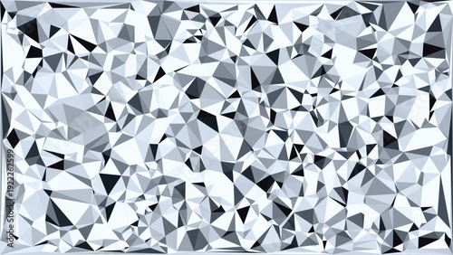 Light gray abstract triangles background pattern