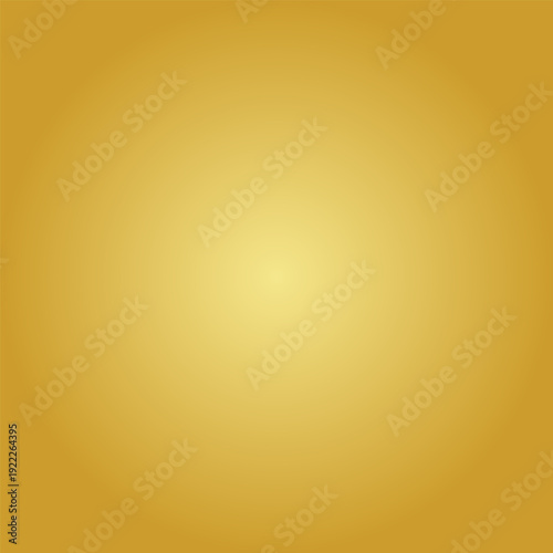 Premium golden metallic radial gradient background for luxury vector design.