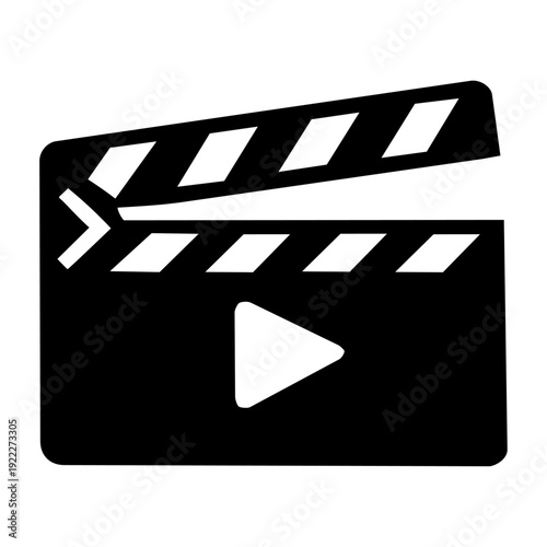 Clapperboard Video Production Icon Black Silhouette
カチンコ 動画制作アイコン 黒シルエット