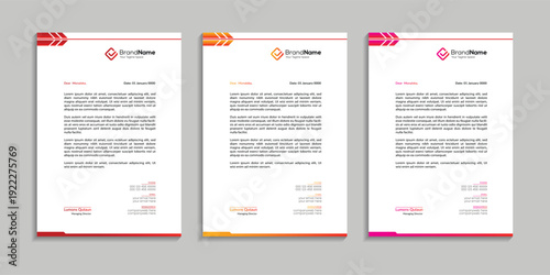 letterhead design template for any business