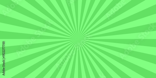 Vector retro sun ray burst light background representing sunrise or sunset with clean radial beams suitable for scalable vintage themed graphics