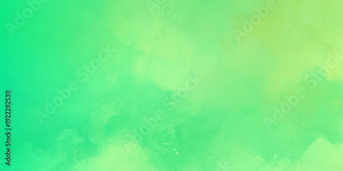 A vibrant and softly blurred watercolor background features gradients of light green and yellow hues