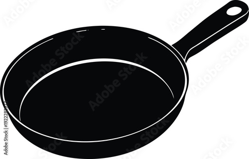 frying pan isolated on white