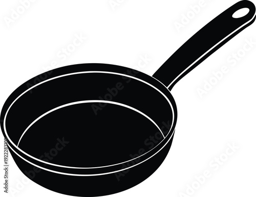 frying pan isolated on white background