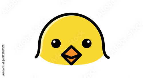 A simple yellow sun icon with rays on a white background in a flat line art style.