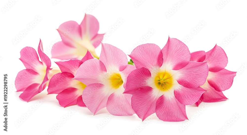 Fototapeta premium pink tulips isolated on white