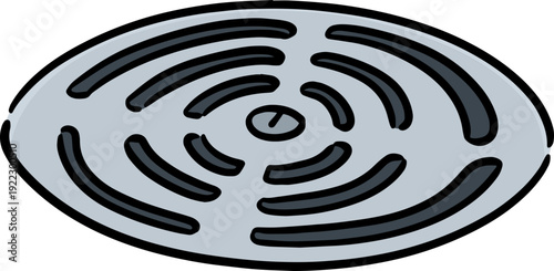 Illustration of drain cover