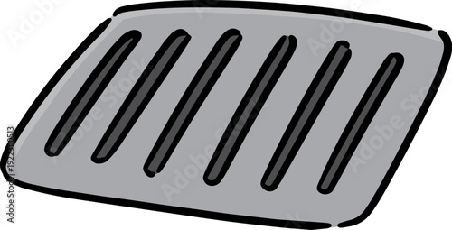 Illustration of drain cover