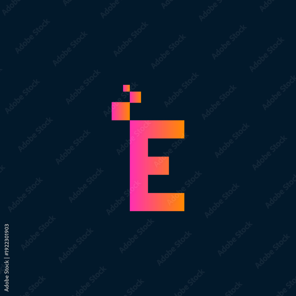 Obraz premium Letter E Professional logo for all kinds of business 