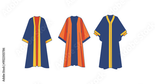 Abaya Line art modern abstract design illustration.eps