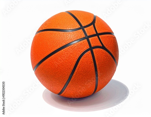 basketball isolated on white