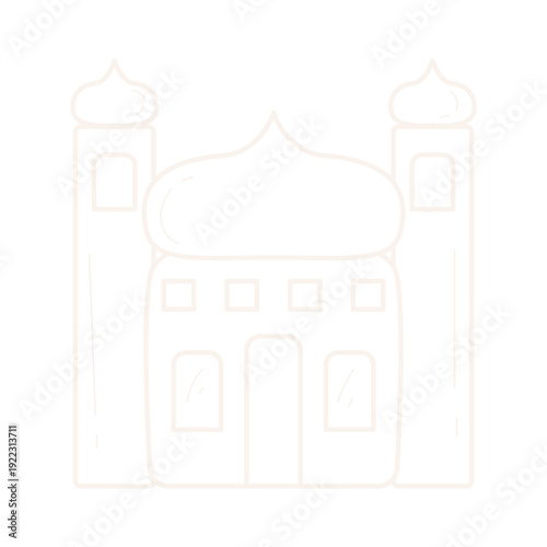 Islamic Eid Line Art Elements
