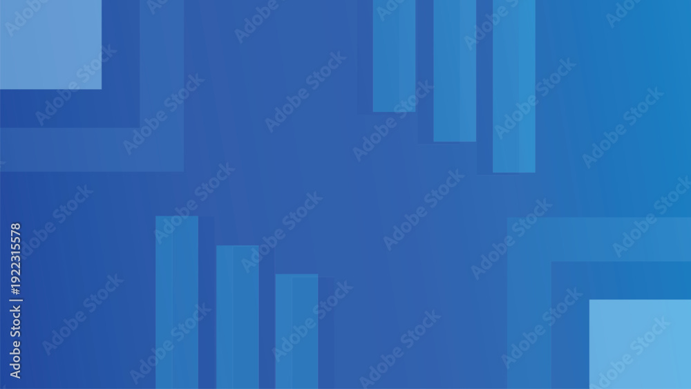 Fototapeta premium Modern blue abstract background with shadow for presentation and template.