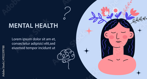 World Mental Health day. Vector illustration design 