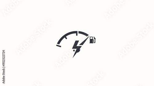 Electricity power energy meter gauge.