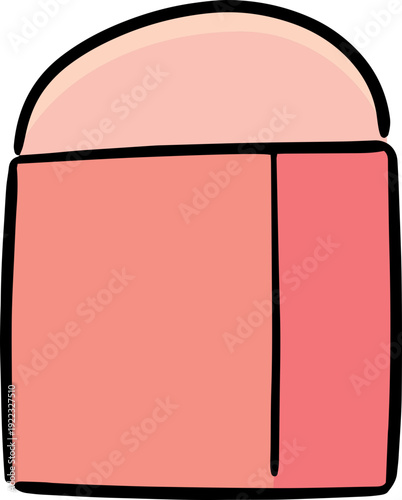 Illustration of eraser