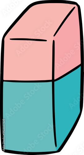 Illustration of eraser