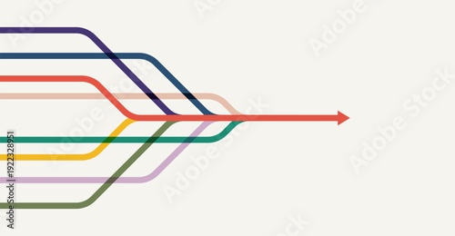 Abstract arrow direction. Technology background